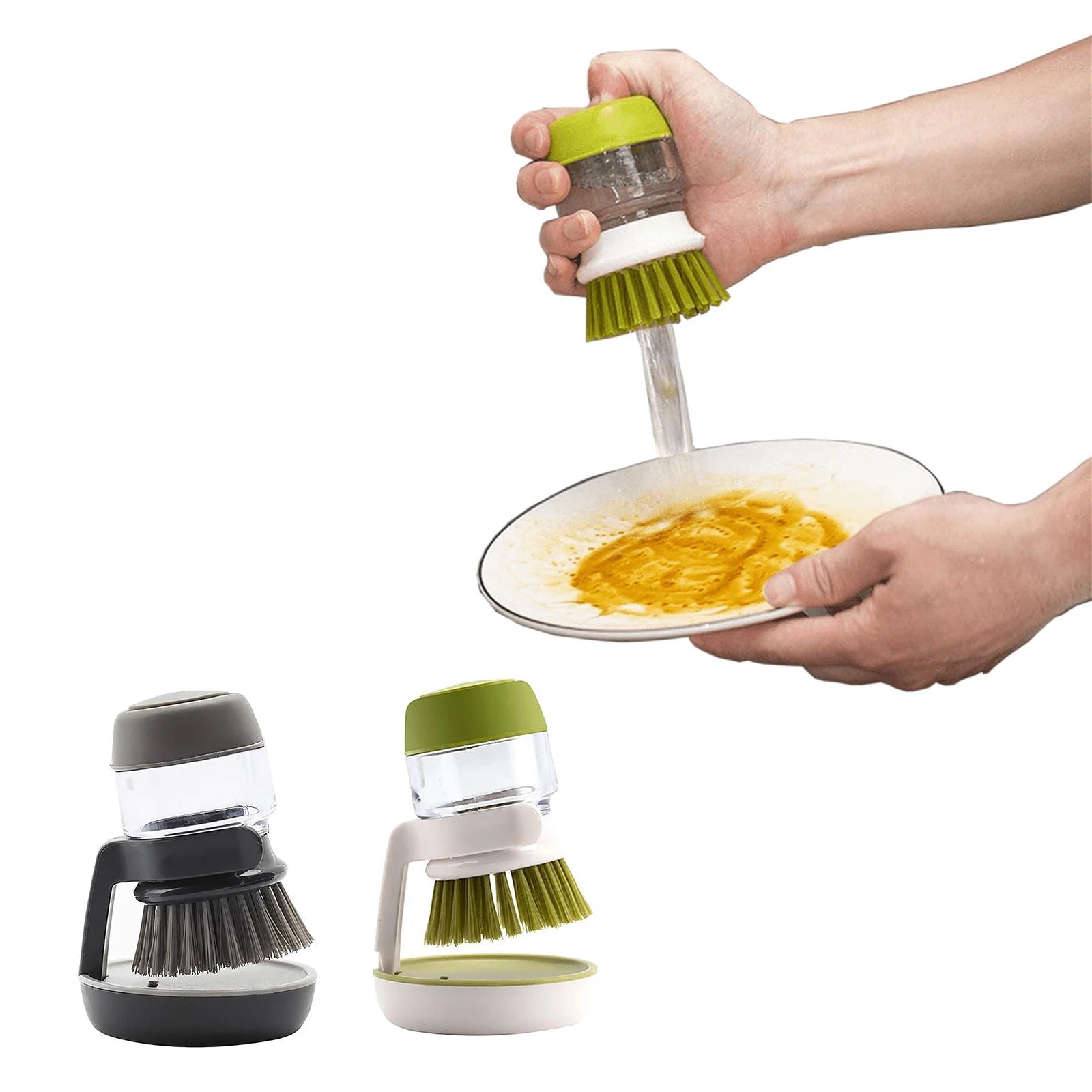 Cepillo Mágico con Dispensador de Jabón NylonClean: Limpieza Fácil y Eficaz